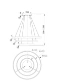 Lustra RIM MOD058PL-L100B4K Lucente - Home & Lighting