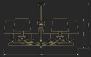 Candelabru Zola Zol-Zw-6(N/A) Lucente - Home & Lighting