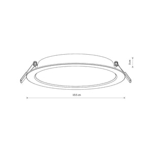 Spot Incastrat MYKONOS LED 18W 3000K 10542