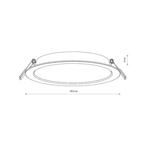 Spot Incastrat MYKONOS LED 18W 3000K 10542