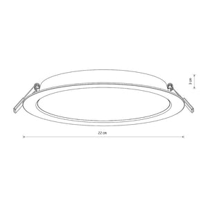 Spot Incastrat MYKONOS LED 24W 4000K 10545