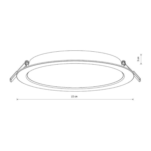 Spot Incastrat MYKONOS LED 24W 4000K 10545
