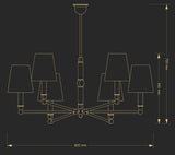 Candelabru Tamara Tam-Zw-6(Z/A) Lucente - Home & Lighting