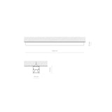 Plafoniera CL OFFICE LED PRO 120 3000K 10208