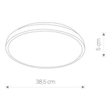 Plafoniera AGNES ROUND LED 22W 4000K 8186 Lucente - Home & Lighting