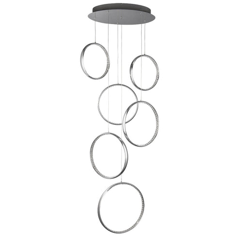 Lustra Rings 3166-6Cc Lucente - Home & Lighting