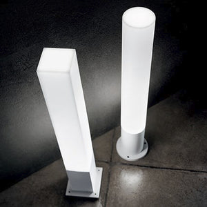 Stalp Edo Outdoor Pt1 Round Bianco 135755 Lucente - Home & Lighting