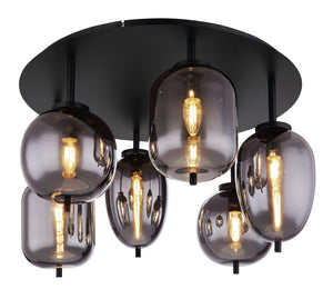Plafoniera BLACKY 15345-6D