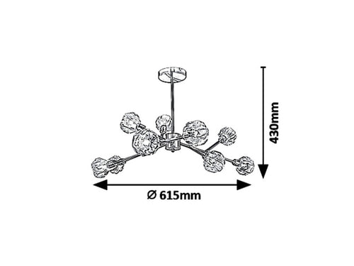Lustra KASSIA 5395 Lucente - Home & Lighting