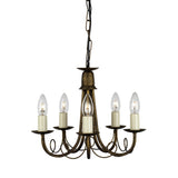 Candelabru MINSTER MN5 BLK/GOLD Lucente - Home & Lighting
