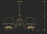 Candelabru San Marino San-Zw-6(P/A) Lucente - Home & Lighting