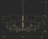 Candelabru Tamara Tam-Zw-8(Z/A) Lucente - Home & Lighting