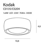 Spot Aplicat KODAK C0204 Lucente - Home & Lighting