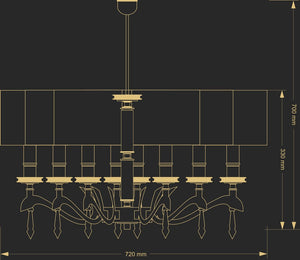 Candelabru Sparone Spa-Zw-8(P/A) Lucente - Home & Lighting