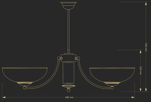 Candelabru N N-Zw-2(P) Lucente - Home & Lighting