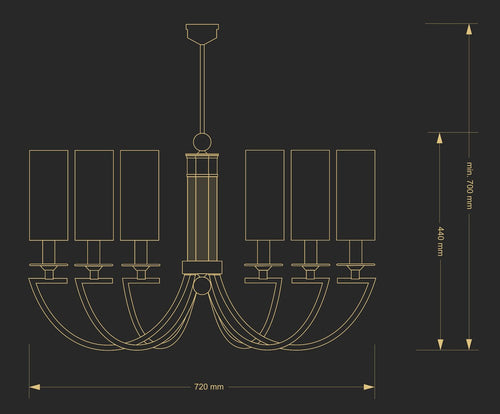 Candelabru Lea Lea-Zw-6(Z/A) Lucente - Home & Lighting