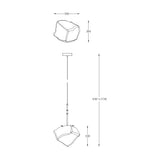 Lustra Rock P0488-01M-Seac Lucente - Home & Lighting