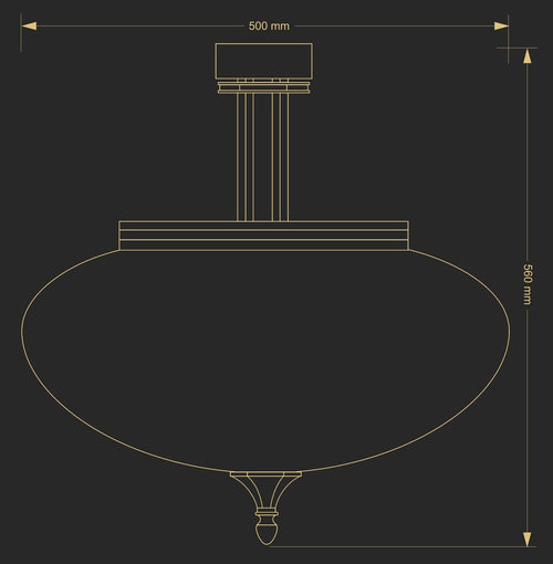 Plafoniera Decor Dec-Pl-3(P) Lucente - Home & Lighting