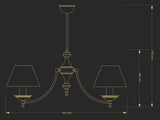 Candelabru San Marino San-Zw-2(P/A) Lucente - Home & Lighting