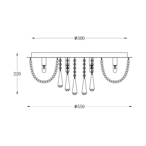 Plafoniera Sensi 19157L Lucente - Home & Lighting