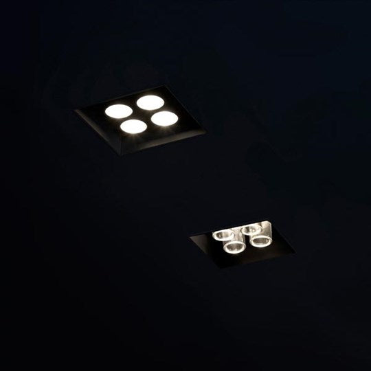 Spot Incastrat LED Pipes Recessed 4L With Screening Cylinder 09.3400.14 Lucente - Home & Lighting