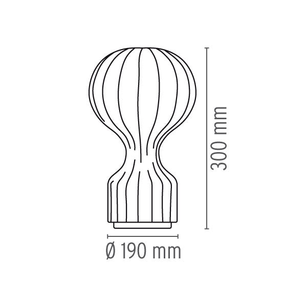 Veioza Gatto Piccolo F2701009 Lucente - Home & Lighting