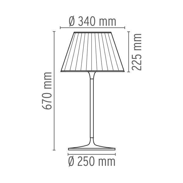 Veioza Romeo Soft T1 F6107007 Lucente - Home & Lighting