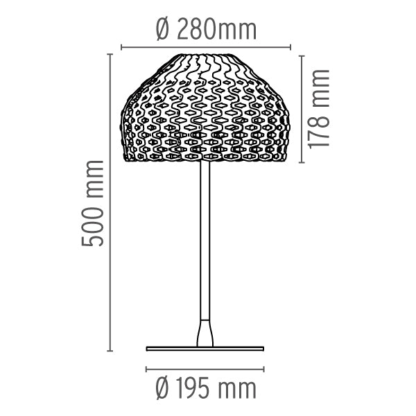 Veioza Tatou T1 F7760030 Lucente - Home & Lighting