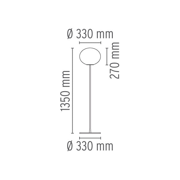 Lampadar Glo-Ball F1 F3031020 Lucente - Home & Lighting
