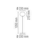 Lampadar Glo-Ball F1 F3031020 Lucente - Home & Lighting