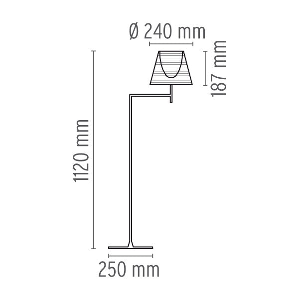 Lampadar Ktribe F1 F6265030 Lucente - Home & Lighting