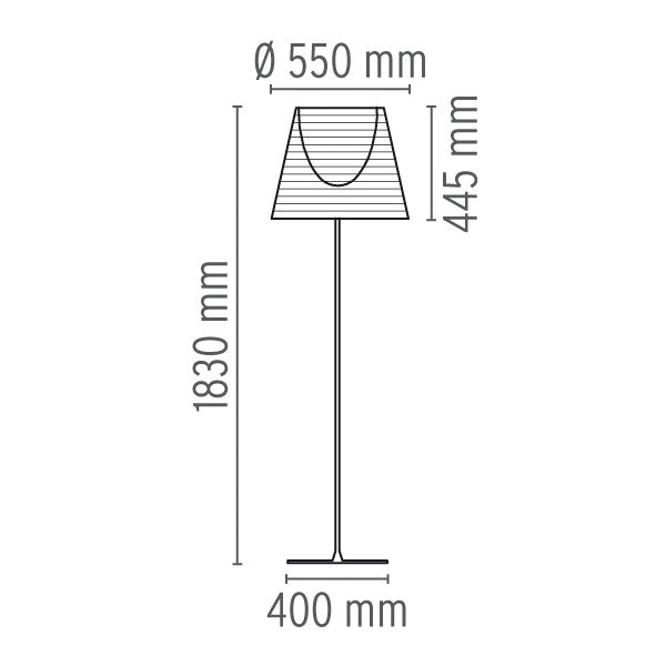 Lampadar Ktribe F3 F6301030 Lucente - Home & Lighting