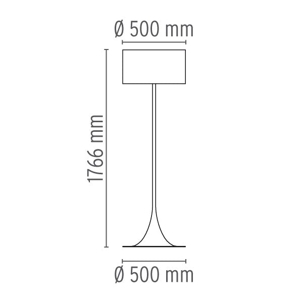 Lampadar Spun Light F F6612030 Lucente - Home & Lighting