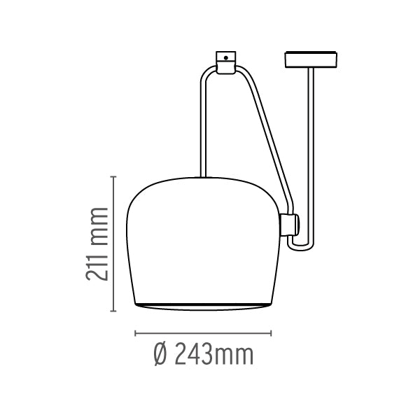 Lustra Aim Cable+Plug F0092050 Lucente - Home & Lighting