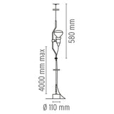 Spot Suspendat PARENTESI F5400009 Lucente - Home & Lighting