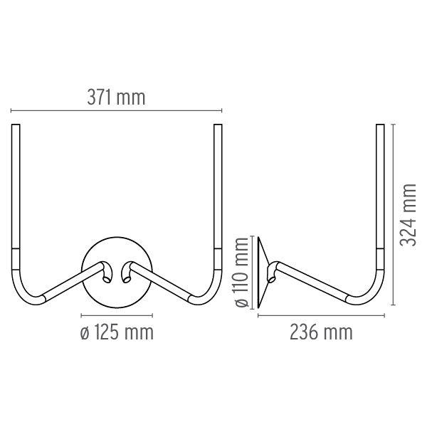 Aplica La Linea Beta F3341009 Lucente - Home & Lighting