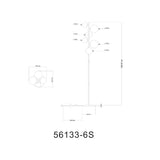Lampadar RIHA 56133-6S