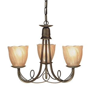 Candelabru MINSTER MN3 BLK/GOLD Lucente - Home & Lighting