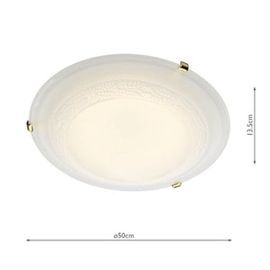 Plafoniera DAMASK DAM482 Lucente - Home & Lighting