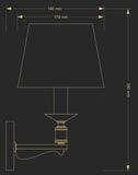 Aplica Merano Mer-K-1(P/A) Lucente - Home & Lighting