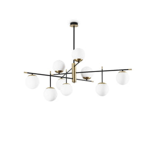 Candelabru GOURMET PL9 NERO E OTTONE 289489