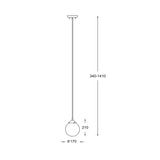 Lustra Riano P0454-01D-F7Aa Lucente - Home & Lighting
