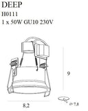 Spot Incastrat DEEP H0111 Lucente - Home & Lighting