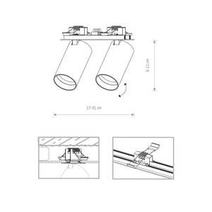 Plafoniera MONO II 7684 Lucente - Home & Lighting