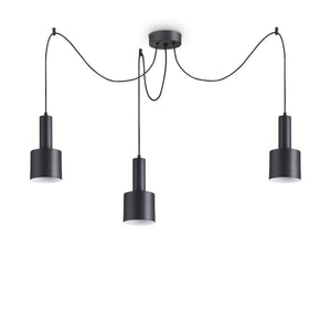 Lustra Holly Sp3 Nero 231594 Lucente - Home & Lighting