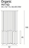 Lustra Organic P0175D Lucente - Home & Lighting