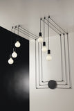 Lustra I-Habitat-Pl6 Ner Lucente - Home & Lighting