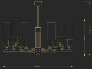 Candelabru Abra Abr-Zw-4(Bn/A) Lucente - Home & Lighting