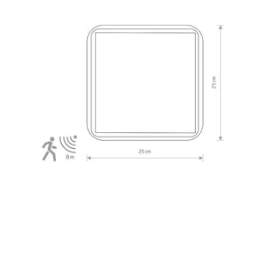 Plafoniera TAHOE II SENSOR 10040