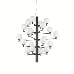 Lustra Copernico Sp20 Nero 197333 Lucente - Home & Lighting